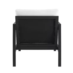 White Sunbrella Cushions Holland Outdoor Chair