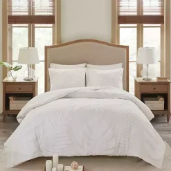 White Tropical Full/Queen 3-pc. Comforter Set