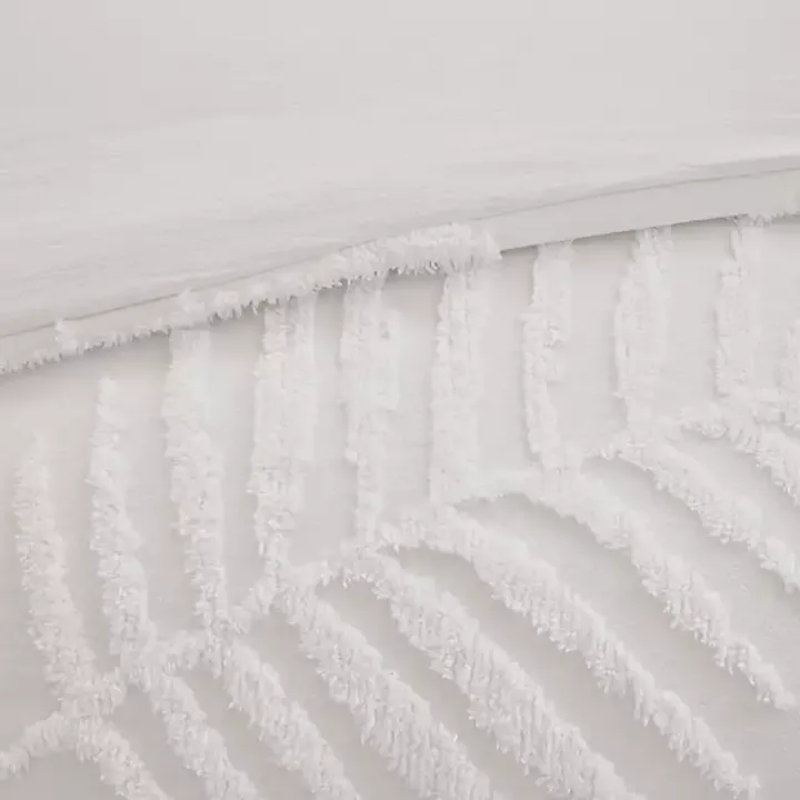 White Tropical Full/Queen 3-pc. Comforter Set