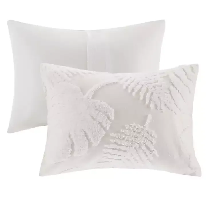 White Tropical Full/Queen 3-pc. Comforter Set