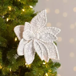 White Tweed Magnolia Picks, Set of 2