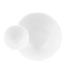 White Two Gether Porcelain Chip & Dip Bowl