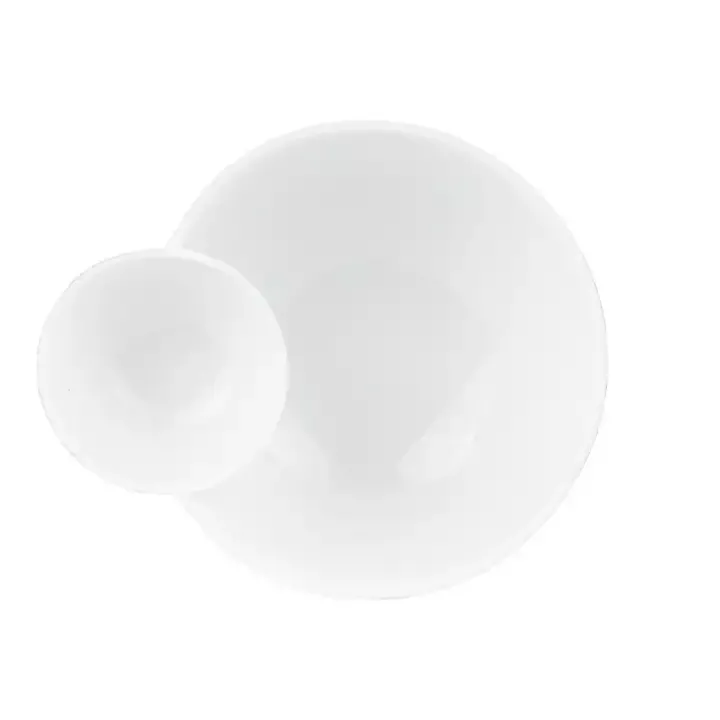 White Two Gether Porcelain Chip & Dip Bowl