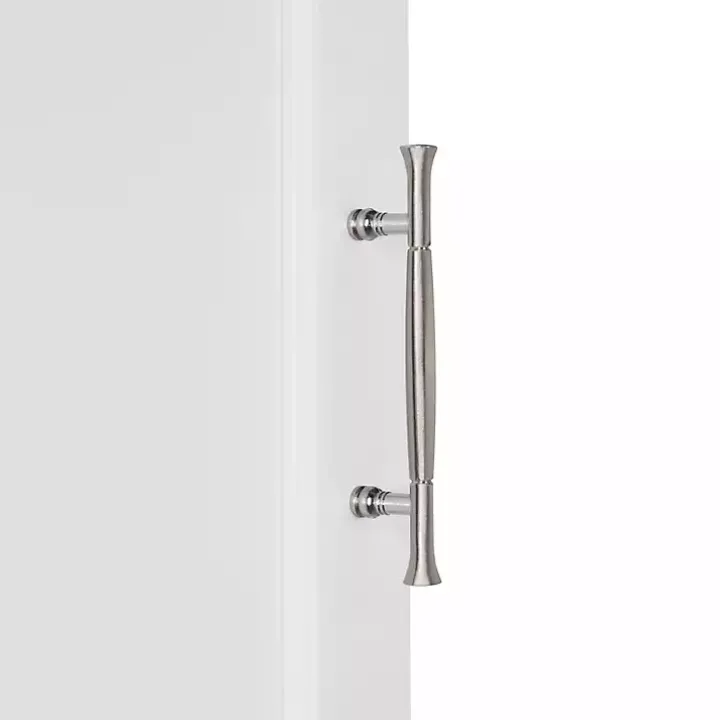 White Two-Door Top Shelf Cabinet