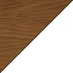 White Two-Tone Double X Sides Console Table