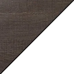 White Two-Tone Geometric Sides Square Coffee Table