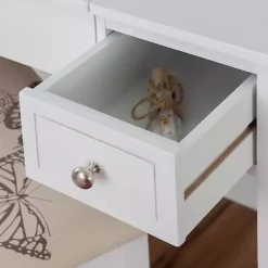 White Virginia Butterfly 2-pc. Vanity Set