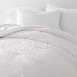 White Waffle Ultra-Soft 3-pc. Queen Comforter Set