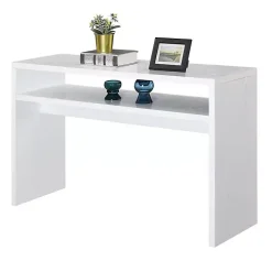 White Wakefield Tiered Console Table