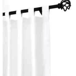 White Weathermate Blackout Curtain Panel, 72 in.