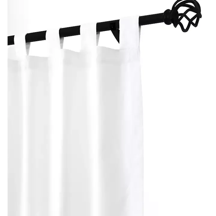 White Weathermate Blackout Curtain Panel, 95 in.