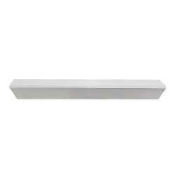 White Wedge Wood Large Floating Shelf