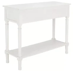 White Wood Allura Console Table
