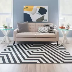 White Wood and Glass Top X-Base Accent Table