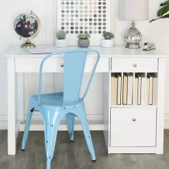 White Wood Computer Desk