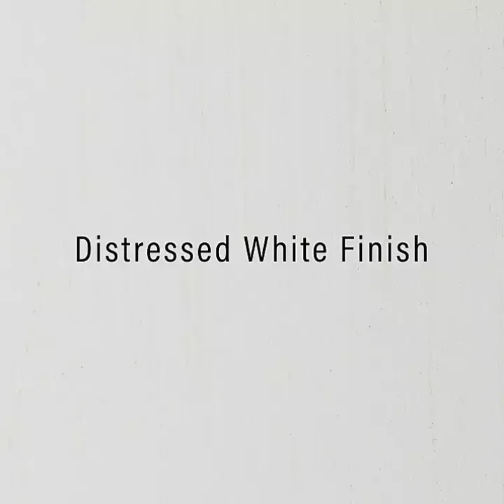 White Wood 4-Door Sideboard Cabinet