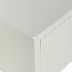 White Wood 1-Drawer Arthur Accent Table