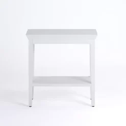 White Wood Marlee Side Table