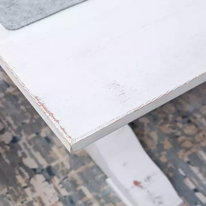 White Wood Pedestal Dining Table