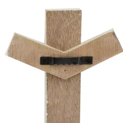 White Wood Snowflake Wall Plaque, 16 in.