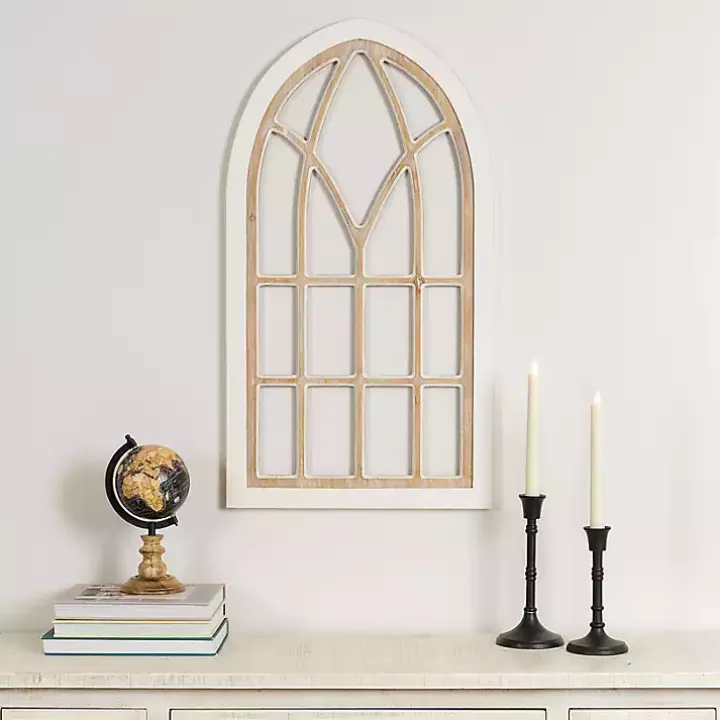 White Wood Sydney Arch Wall Plaque