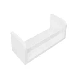 White Wood Wall Bookshelves, Set of 2