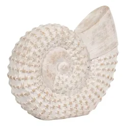 White Woven Seashell Statue
