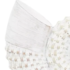 White Woven Seashell Statue