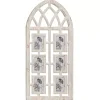 Whitewash Window Arch 6-Opening Collage Frame
