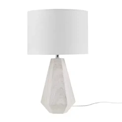 Whitewashed Wood Flynn Table Lamp