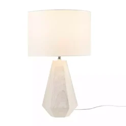 Whitewashed Wood Flynn Table Lamp