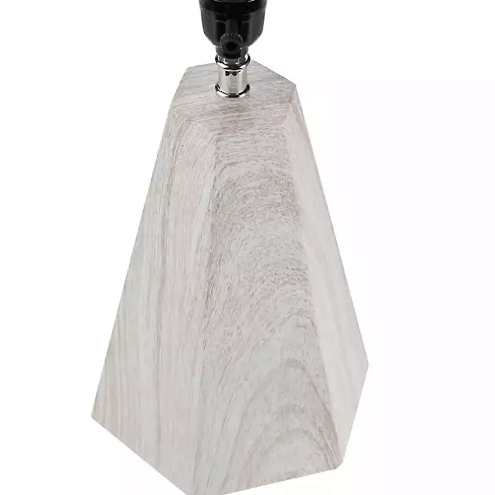 Whitewashed Wood Flynn Table Lamp