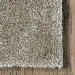 Whitlow Gray Shag Washable Area Rug, 5x8