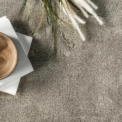 Whitlow Gray Shag Washable Area Rug, 5x8