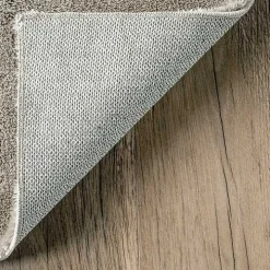 Whitlow Gray Shag Washable Area Rug, 6x9