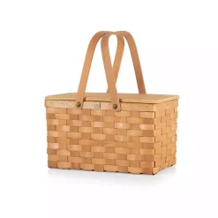 Wicker Picnic Basket with Removable Cooler
