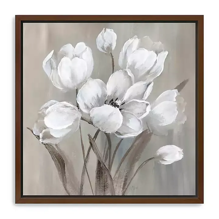 Wild Anemone Framed Canvas Art Print