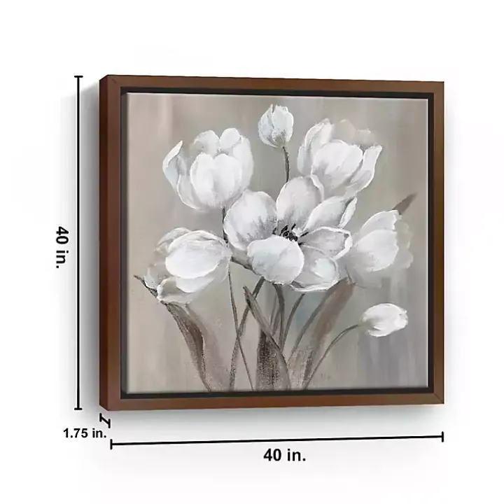Wild Anemone Framed Canvas Art Print