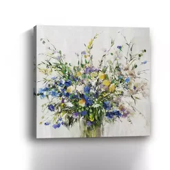 Wild Grown Bouquet Canvas Art Print, 40x40 in.