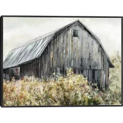 Wildflower Barn Framed Canvas Art Print, 40x30 in.