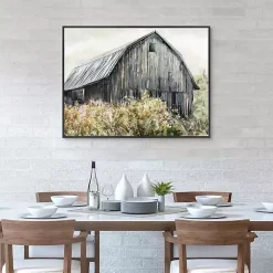 Wildflower Barn Framed Canvas Art Print, 40x30 in.