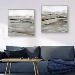 Windblown Sands Framed Canvas Art Prints, Set of 2