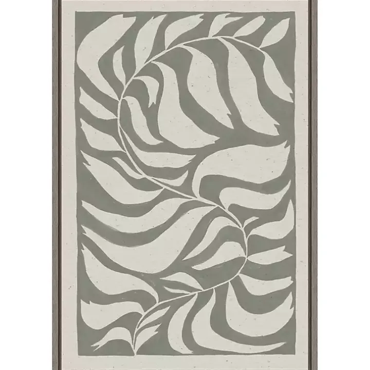 Winding Vine Framed Canvas Art Print