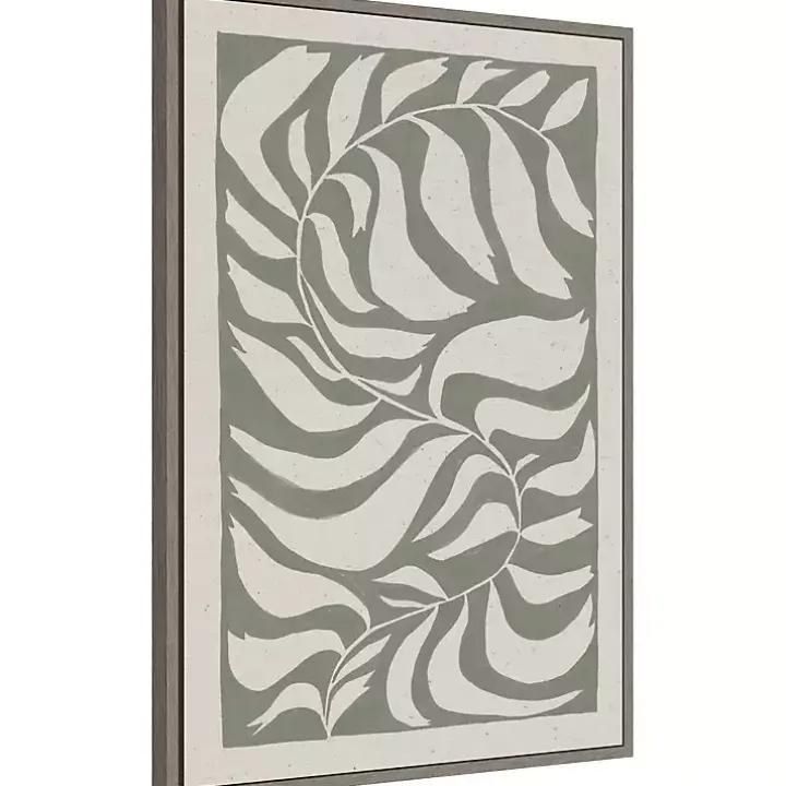 Winding Vine Framed Canvas Art Print