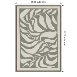 Winding Vine Framed Canvas Art Print