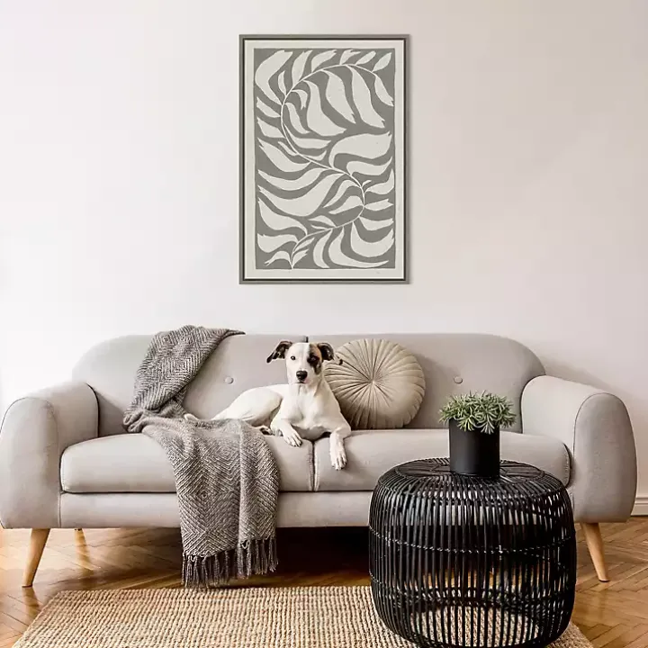 Winding Vine Framed Canvas Art Print