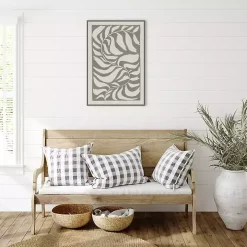 Winding Vine Framed Canvas Art Print