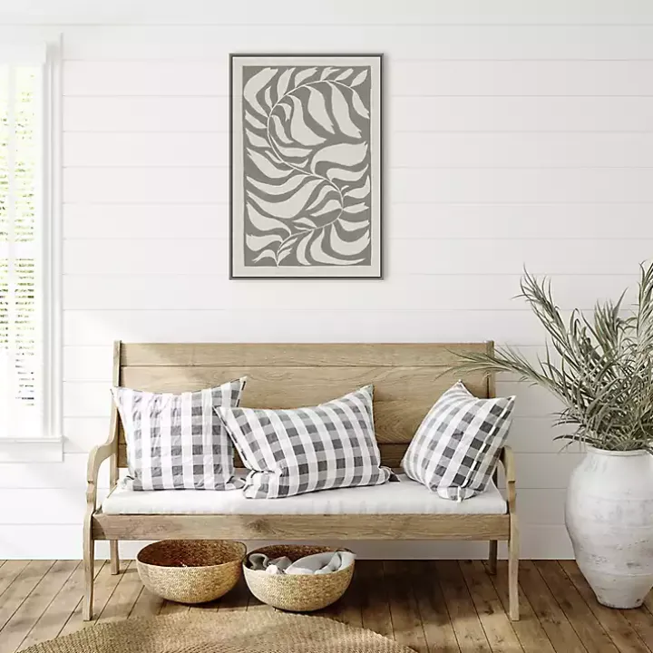 Winding Vine Framed Canvas Art Print