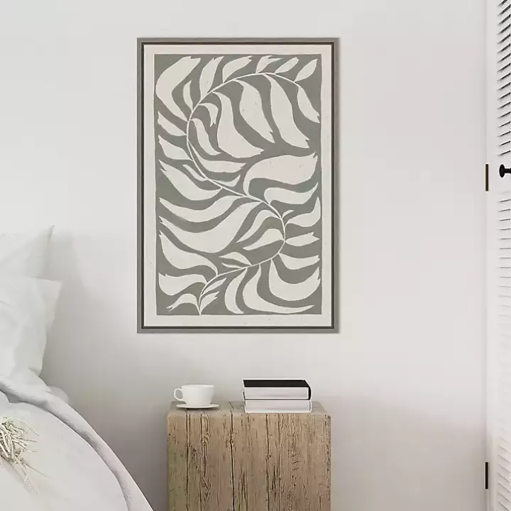 Winding Vine Framed Canvas Art Print