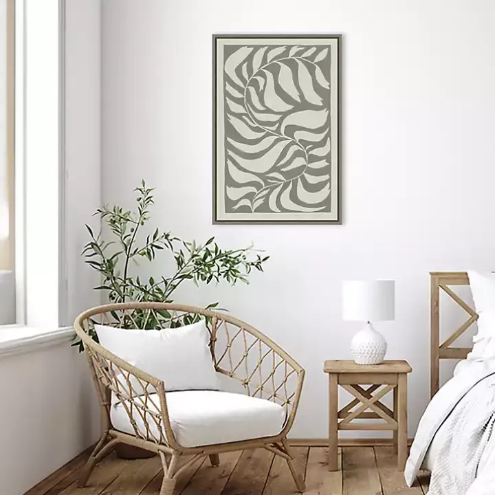 Winding Vine Framed Canvas Art Print